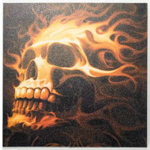 Infused KYDEX® Sheet - Fire Skull