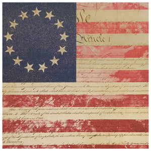 Infused KYDEX® Sheet - Betsy Ross Flag