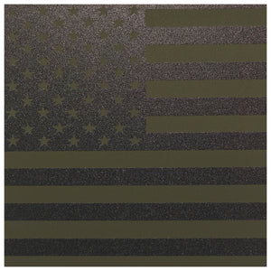 Infused KYDEX® Sheet - USA Green and Black